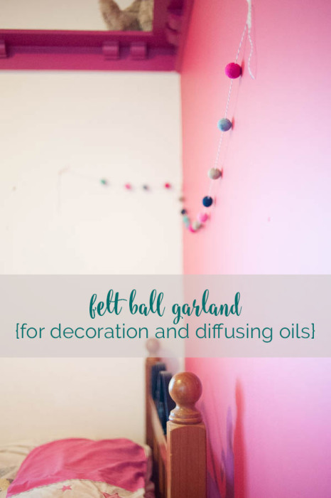 felt ball diffuser garland basics for doterra oils