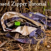 recessed zipper tutorial