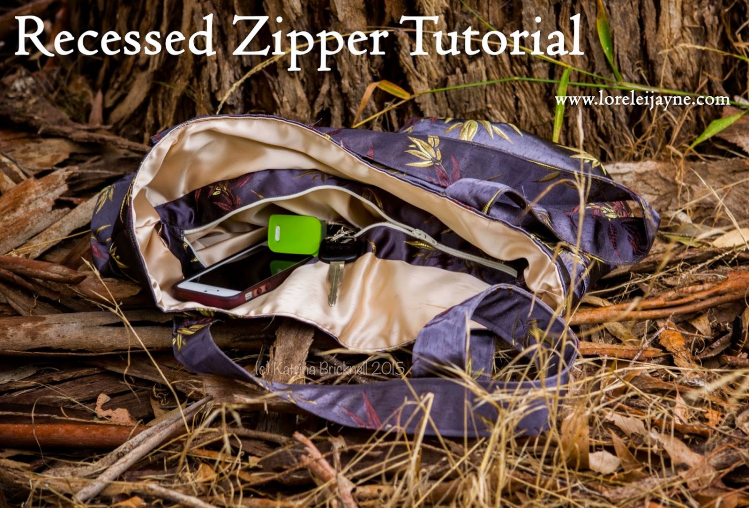 recessed zipper tutorial