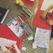 Kids creating